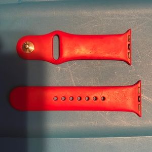 Red Apple Watch band